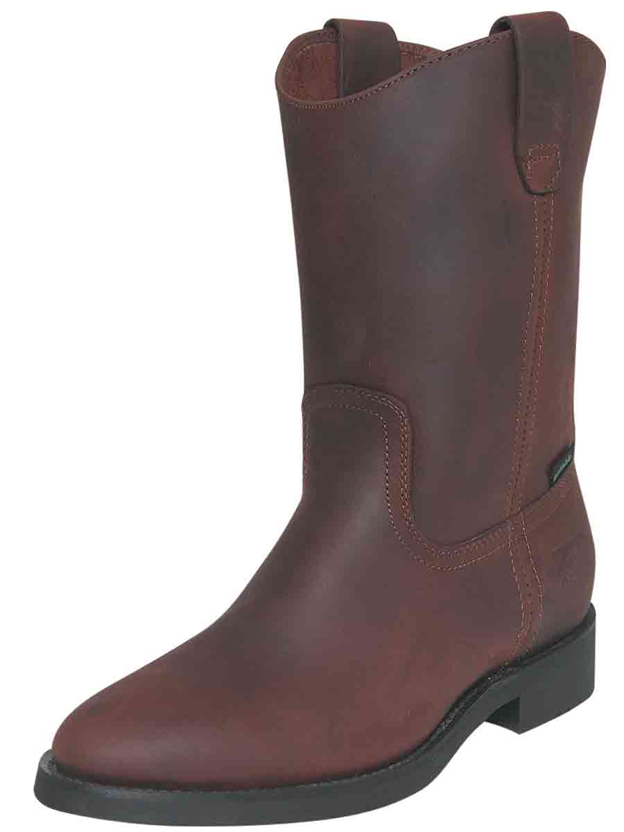 Bota de trabajo para hombre Establo - Piel Grasso - Marrón 315