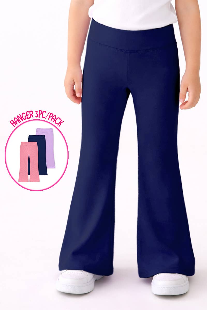 Girl 3pc Flare Legging Set - GLP-Y26-89513BB