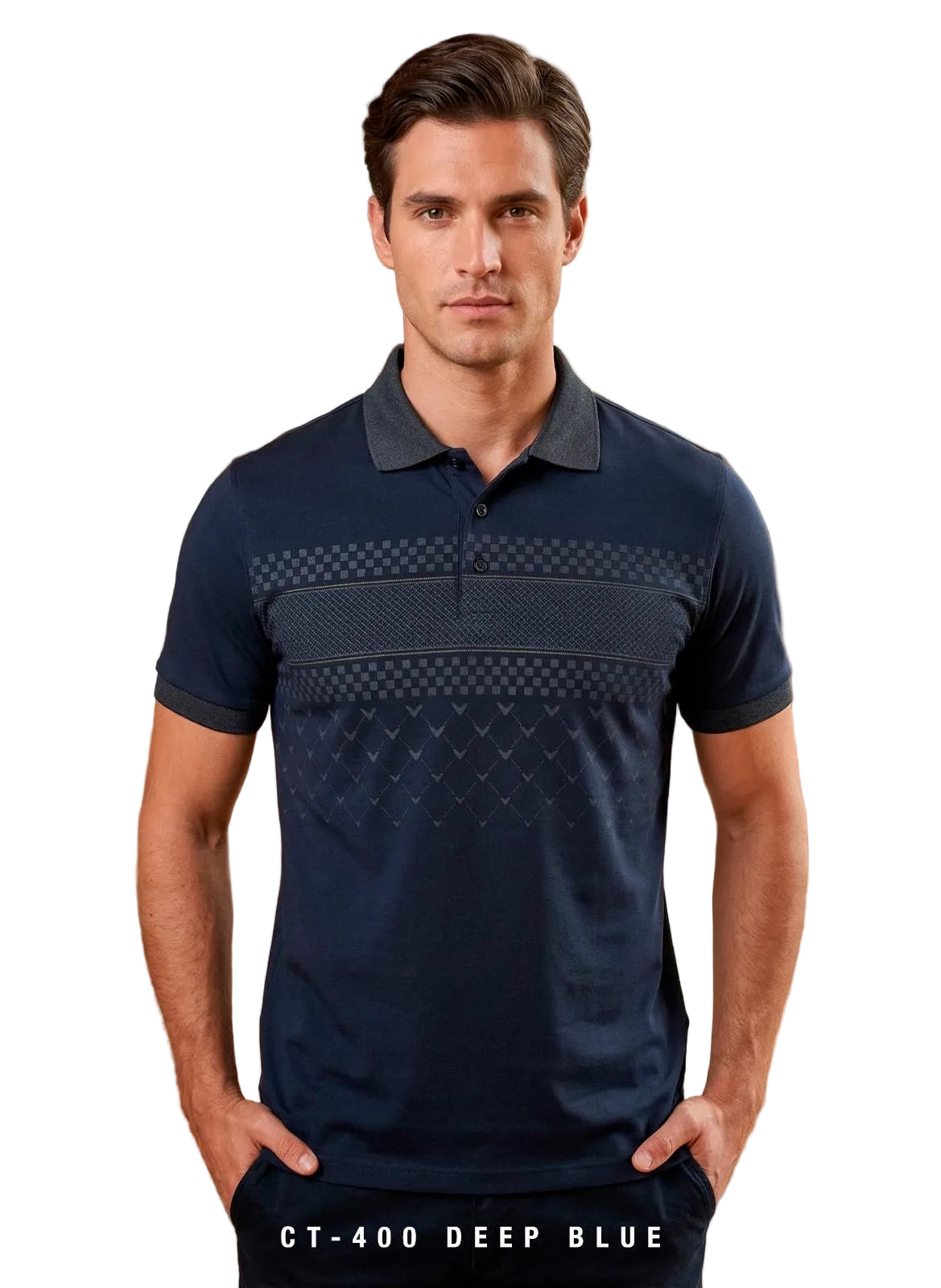 Contti - Men's Short Sleeve Premium Polo Shirt - CT-400