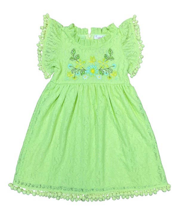 Unik - Embroidered Soft Lace Dress - DR2232