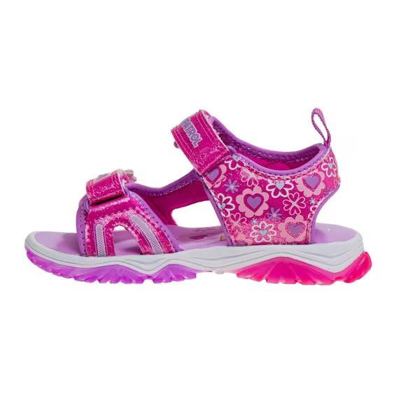 Nickelodeon Paw Patrol Double Hook & Loop Girls Toe Sport Toddler Sandals - CH98977
