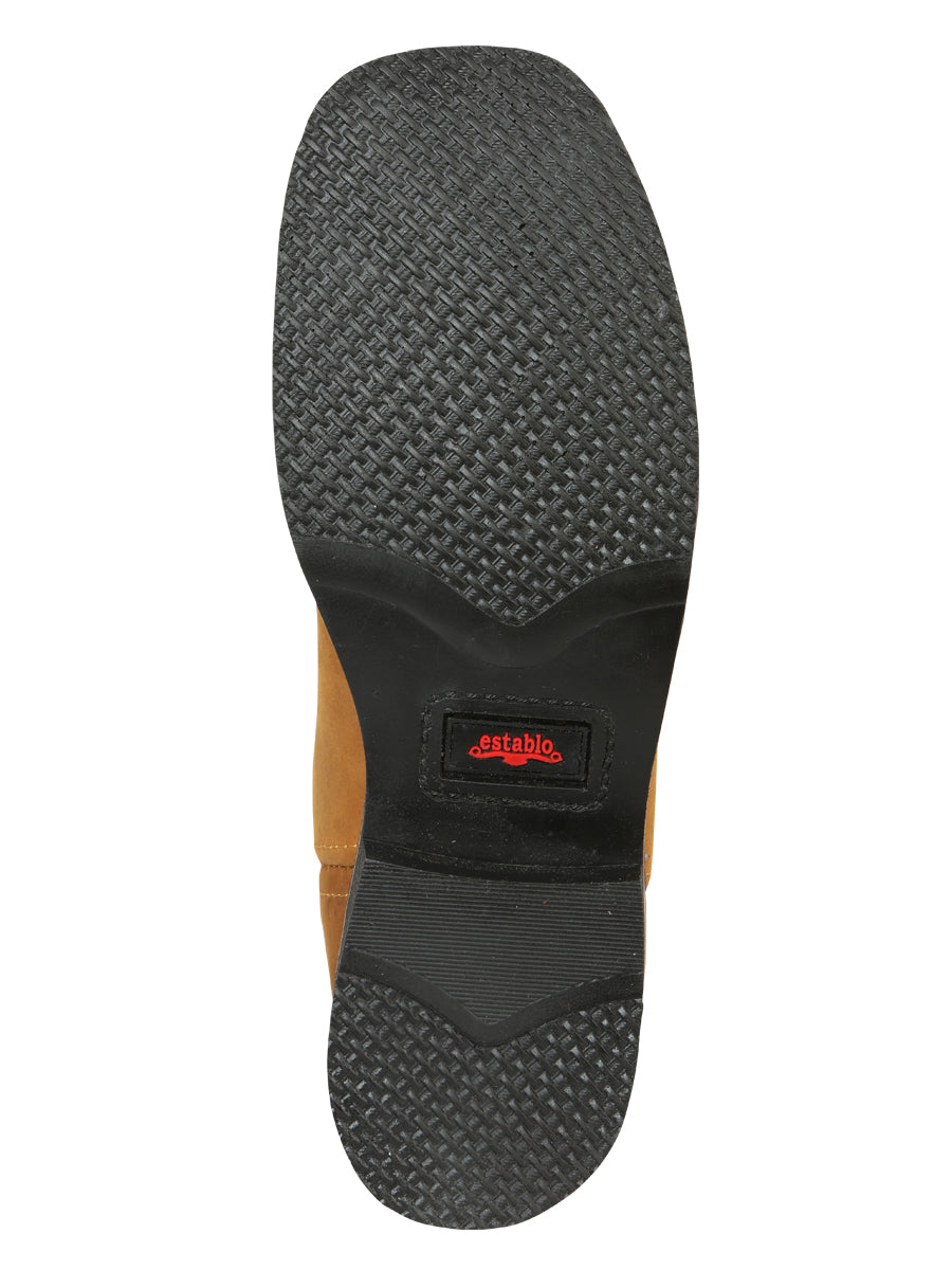 Bota de trabajo Establo para hombre - cuero Crazy en Mango 41549