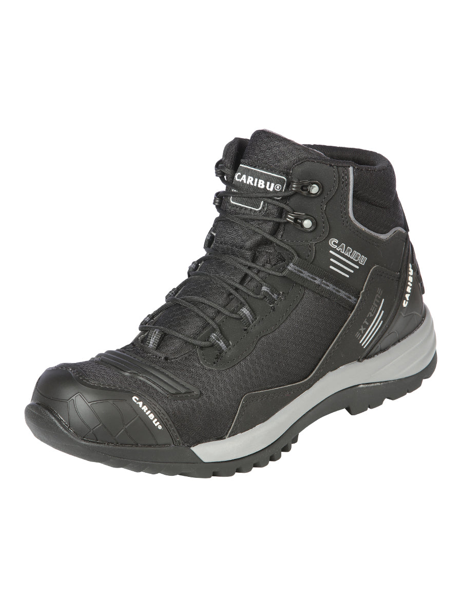Men's Work Shoe Caribu - Synthetic finish - Black/Grey 44363