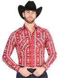 Camisa informal de manga larga de El General Roja 44401