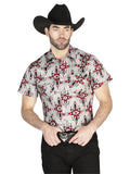 Men's El General Western Shirt - Gray 44446