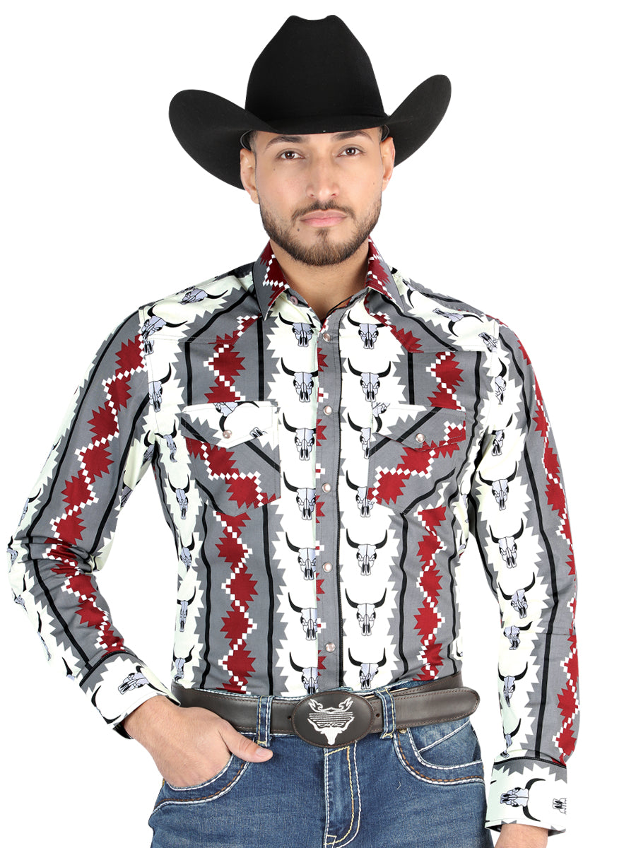 El General - Camisa informal de manga larga - Marfil 44489