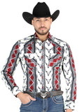 El General - Camisa informal de manga larga - Marfil 44489
