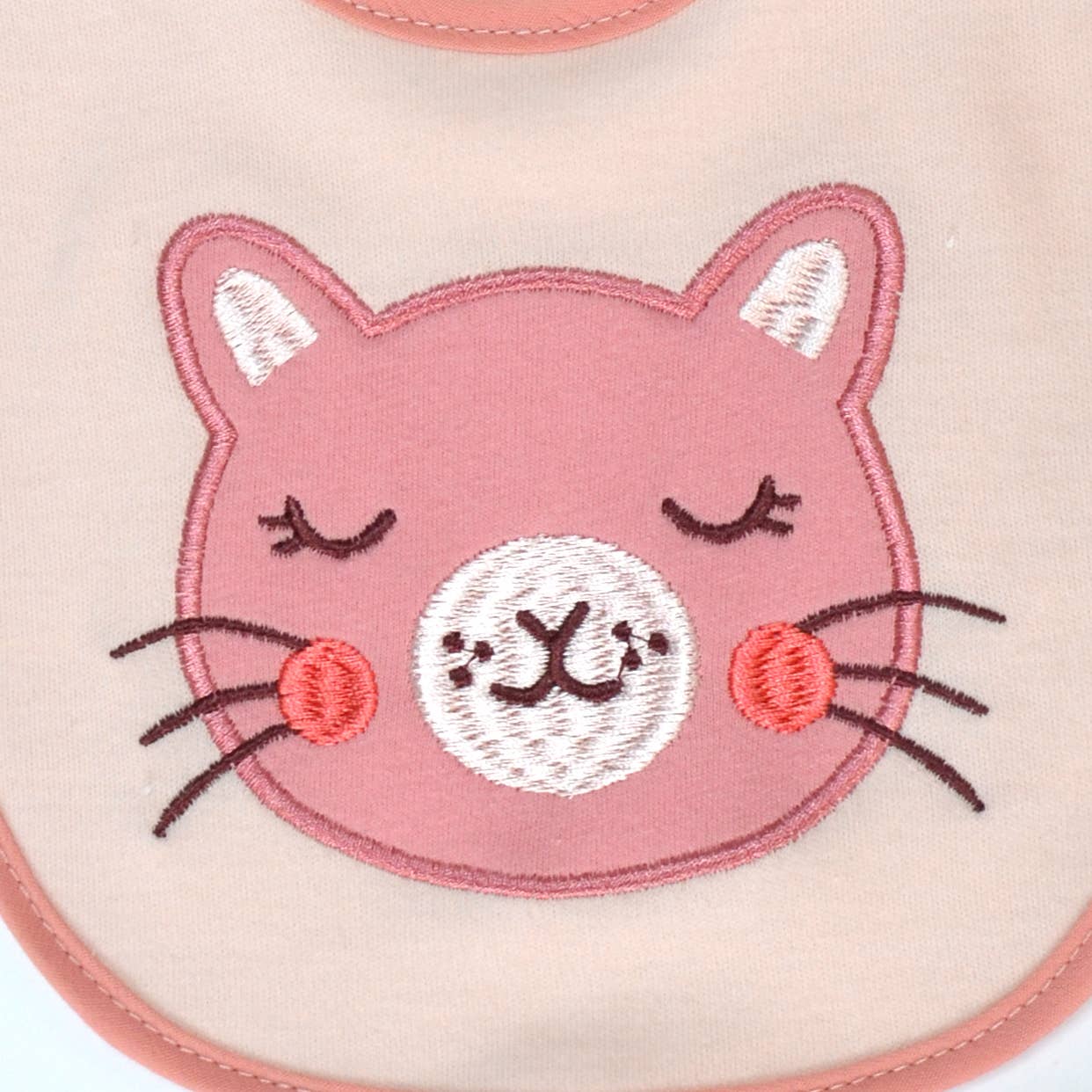 5 Pack Soft Cotton Poly Embroidered Baby Bibs