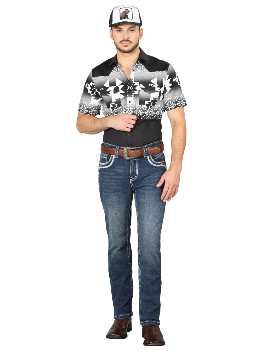 Pantalones vaqueros acampanados Centenario - Azul medio 44973