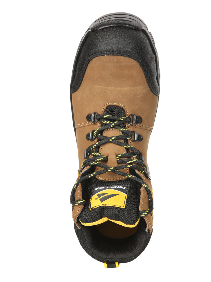 Botas de trabajo Procliff Safety Nubuck Maple: Con cordones y casco para seguridad en el lugar de trabajo 45287