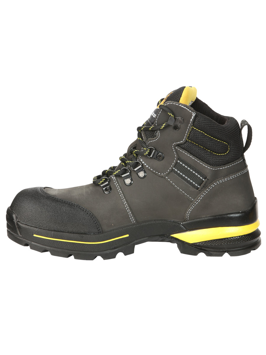 Botas de trabajo de seguridad Procliff Oxford de Nobuk: con cordones y casco para seguridad en el lugar de trabajo 45288
