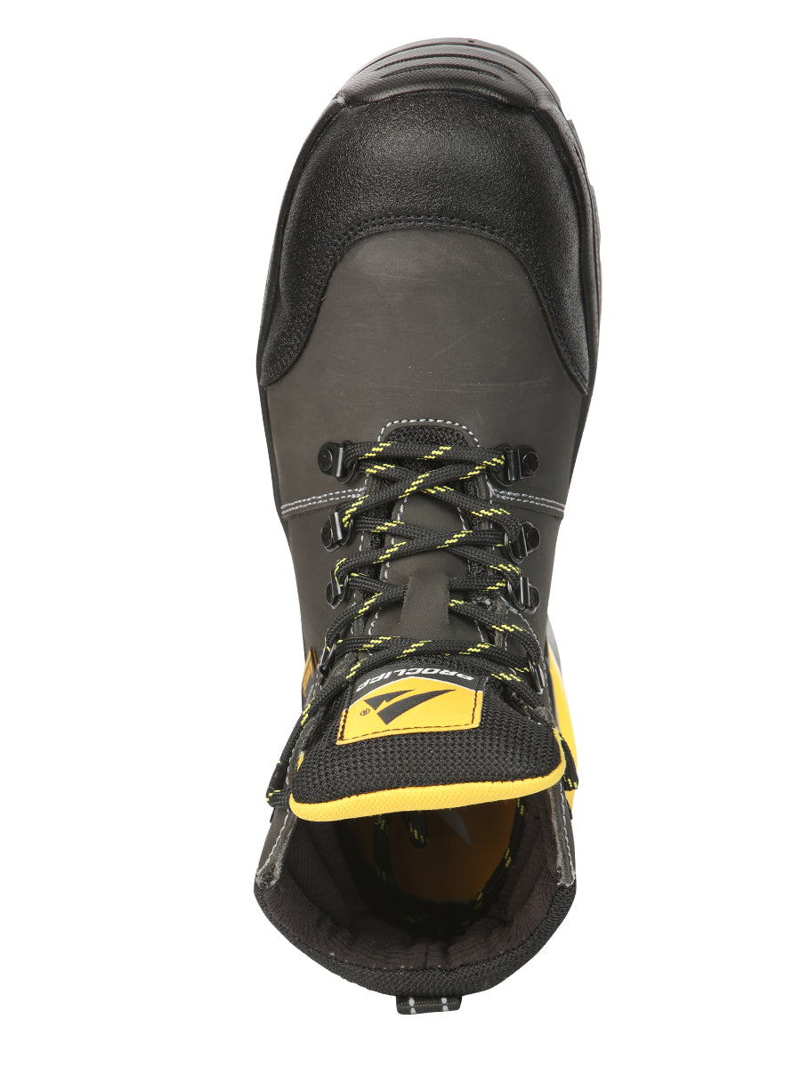 Botas de trabajo de seguridad Procliff Oxford de Nobuk: con cordones y casco para seguridad en el lugar de trabajo 45288