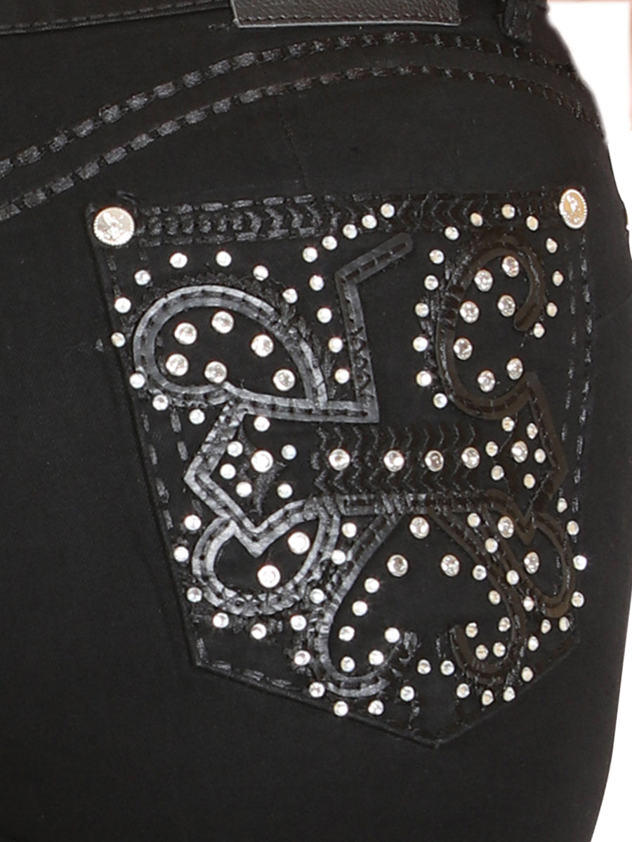 Women's Centenario Hip-Up Bootcut Denim Jeans - Black 45320