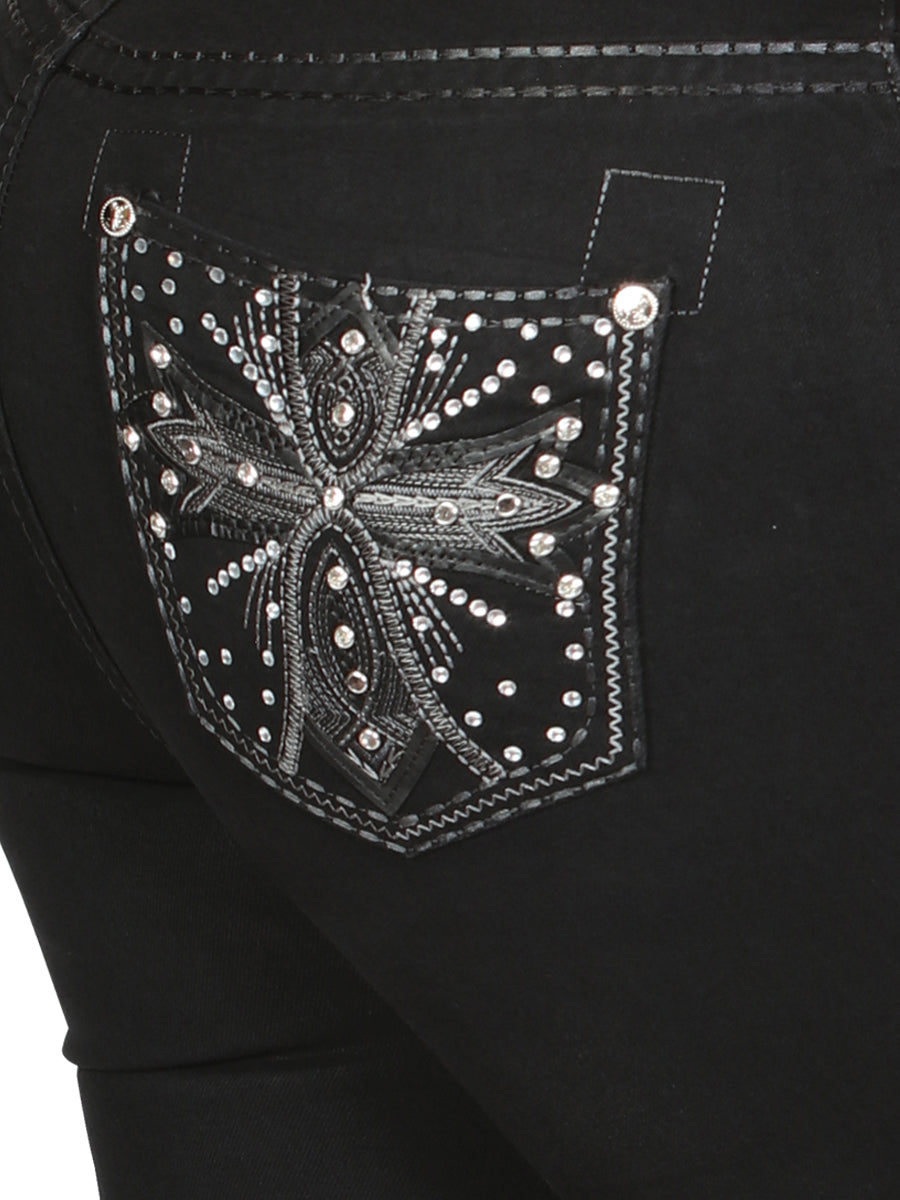 Centenario Jeans de mezclilla con corte de bota - Negro 45322