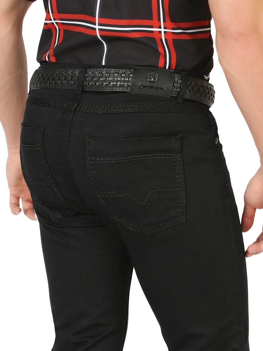 Centenario - Men's Slim Fit Denim Pants - ECP-001 ID 45540