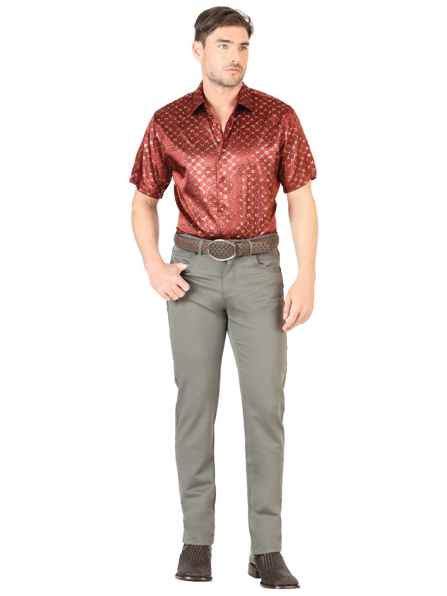 Men's Centenario Slim Fit Denim Pants - Grey 45541