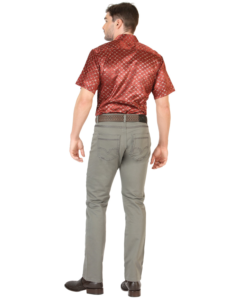 Men's Centenario Slim Fit Denim Pants - Grey 45541