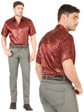 Men's Centenario Slim Fit Denim Pants - Grey 45541