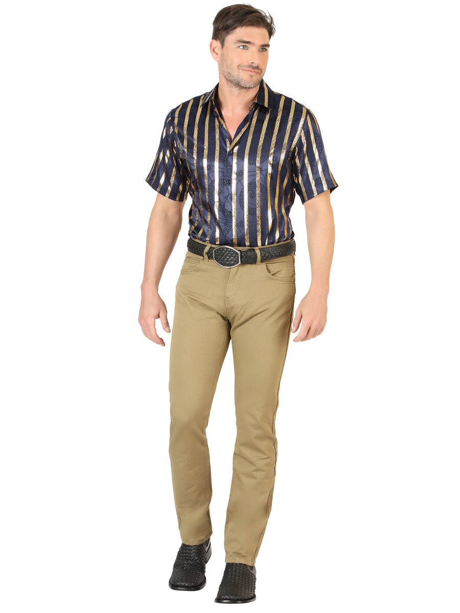 Pantalones de mezclilla Centenario Slim Fit - Caqui 45542
