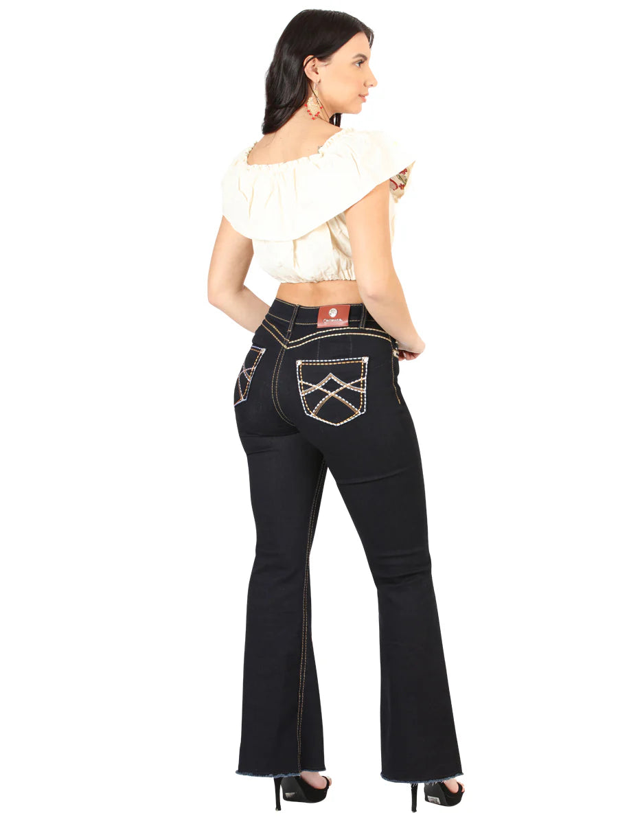 Centenario - Women's Hip Up Flare Jeans - EC-U27 ID 45544