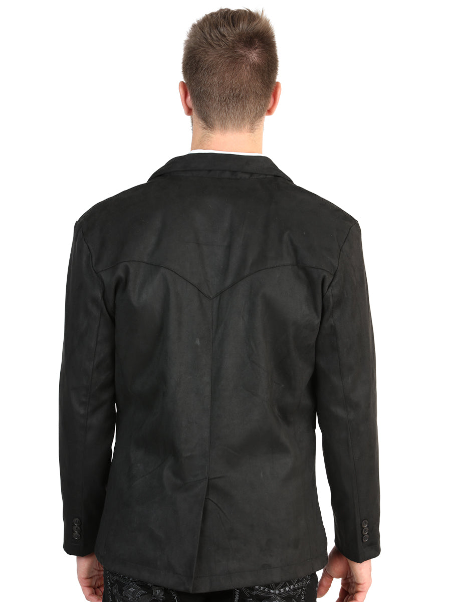 Blazer western de ante negro El General para hombre 45635