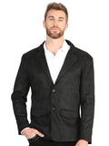 Blazer western de ante negro El General para hombre 45635