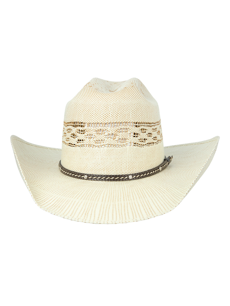 Men’s El General 20X Bangora Western Hat Ringers Crown -  Ivory/Brown 45880
