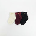 Infant Girl's 6 Pack Socks with Ribbon - D09925LA