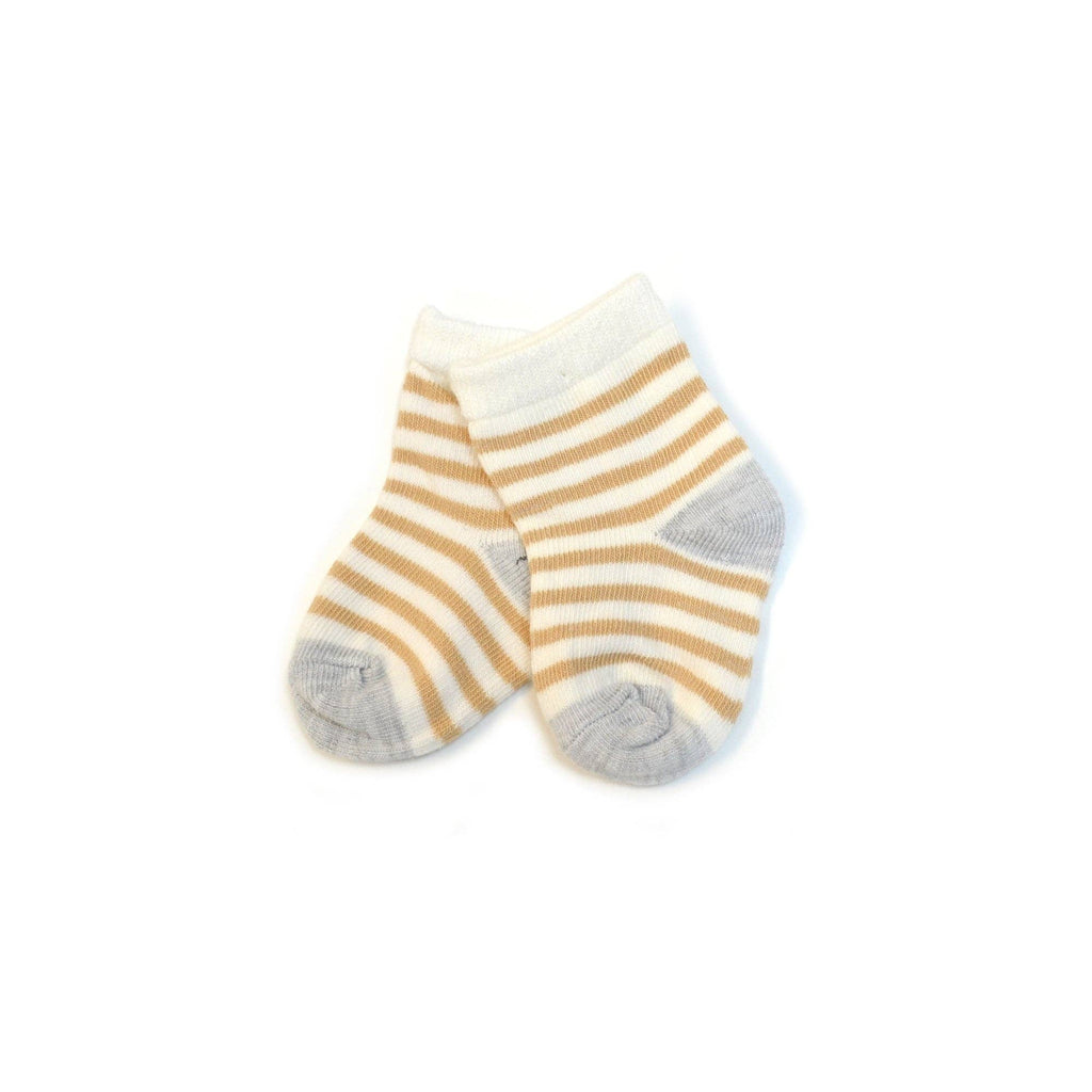 Conjunto de 3 piezas de body, calcetines y pantalones de chenilla con apliques para bebé - B148J103