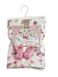 Baby Elements - Butterfly Blanket, Hat and Bootie Set - GHBB119