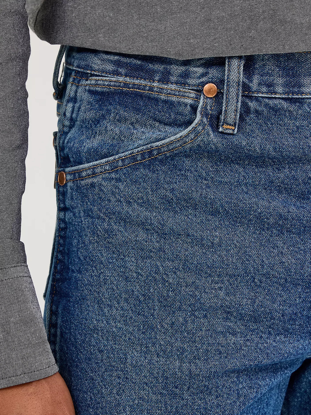 Wrangler - Jeans ajustados de corte vaquero para hombre - 936GBK