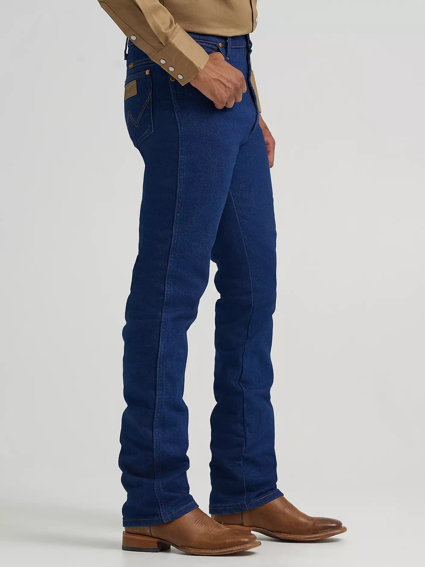 Wrangler - Mens Cowboy Cut Stretch Slim Fit Jeans - 938NAV