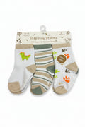 Infant Boy's 6 Pack Socks with Dinosaurs Print - SBXS45187-I