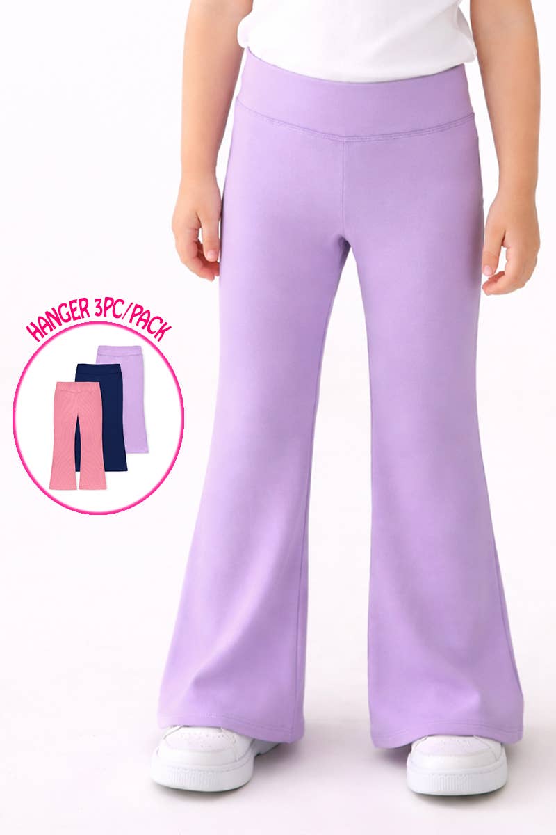 Girl 3pc Flare Legging Set - GLP-Y26-89513BB