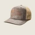 Ariat - Youth Flag Brown/Tan Mesh Snapback Cap A300081802