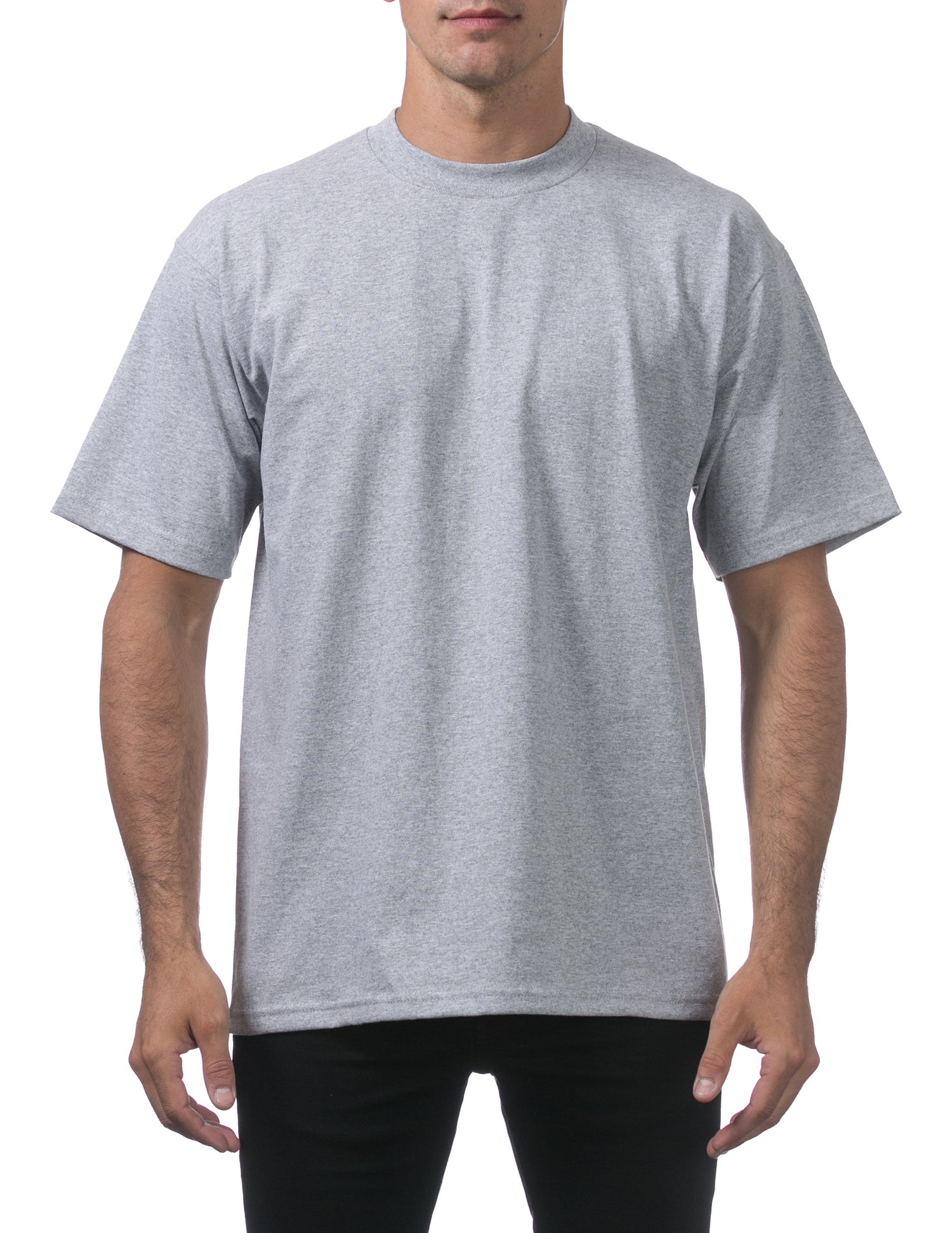 Pro Club Men's Heavyweight Short Sleeve Tee (S-4XL)  Style: 101