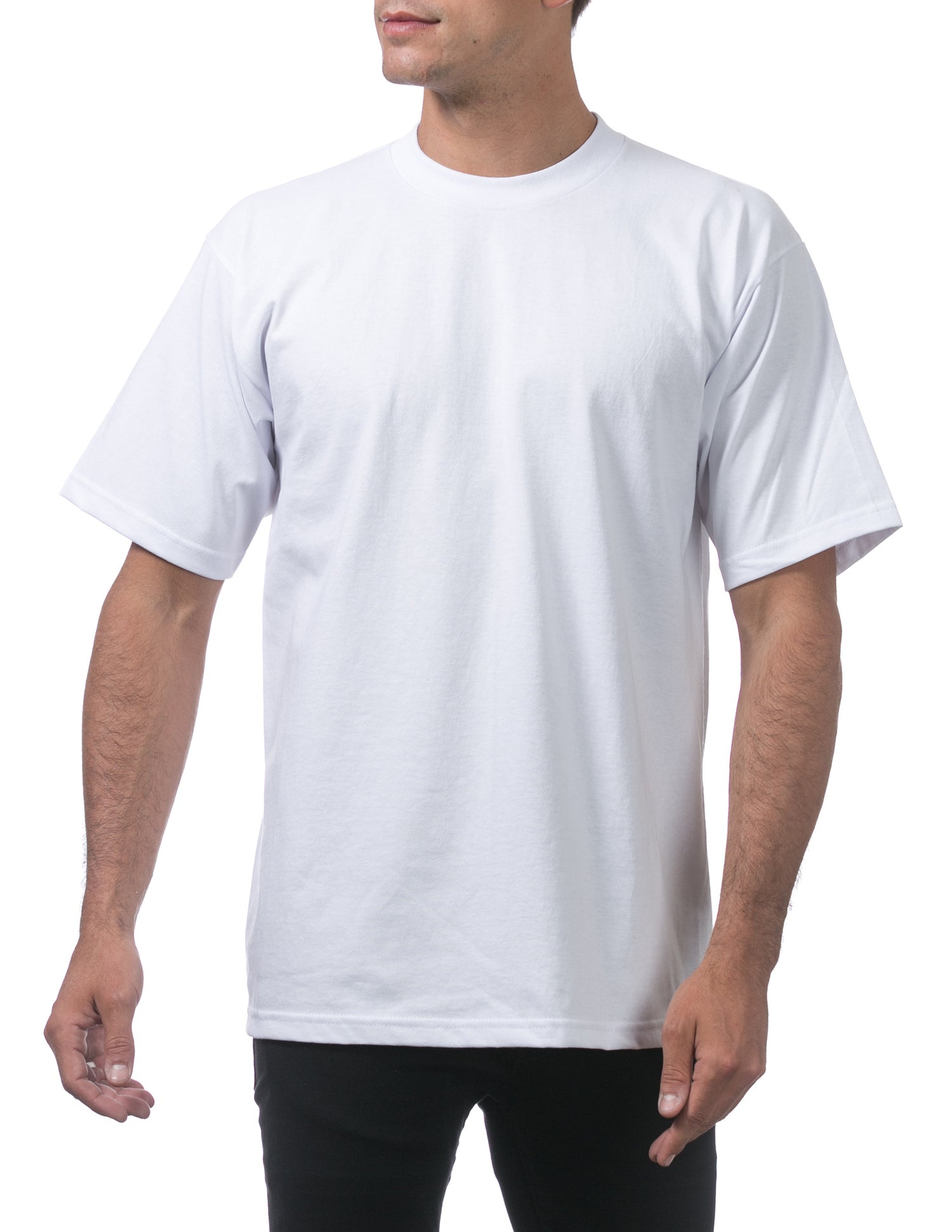 Pro Club Men's Heavyweight Short Sleeve Tee (S-4XL)  Style: 101