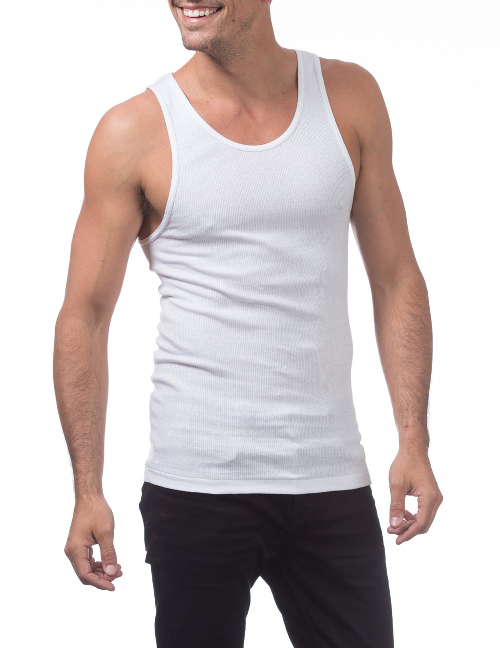 Pro Club - Men's Premium Ringspun Cotton Ribbed A-shirt 3pk - 112