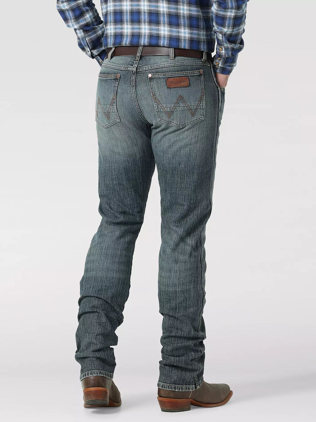 Wrangler - Jeans Retro de Hombre de Pierna Recta Ajustada - 88MWZDK