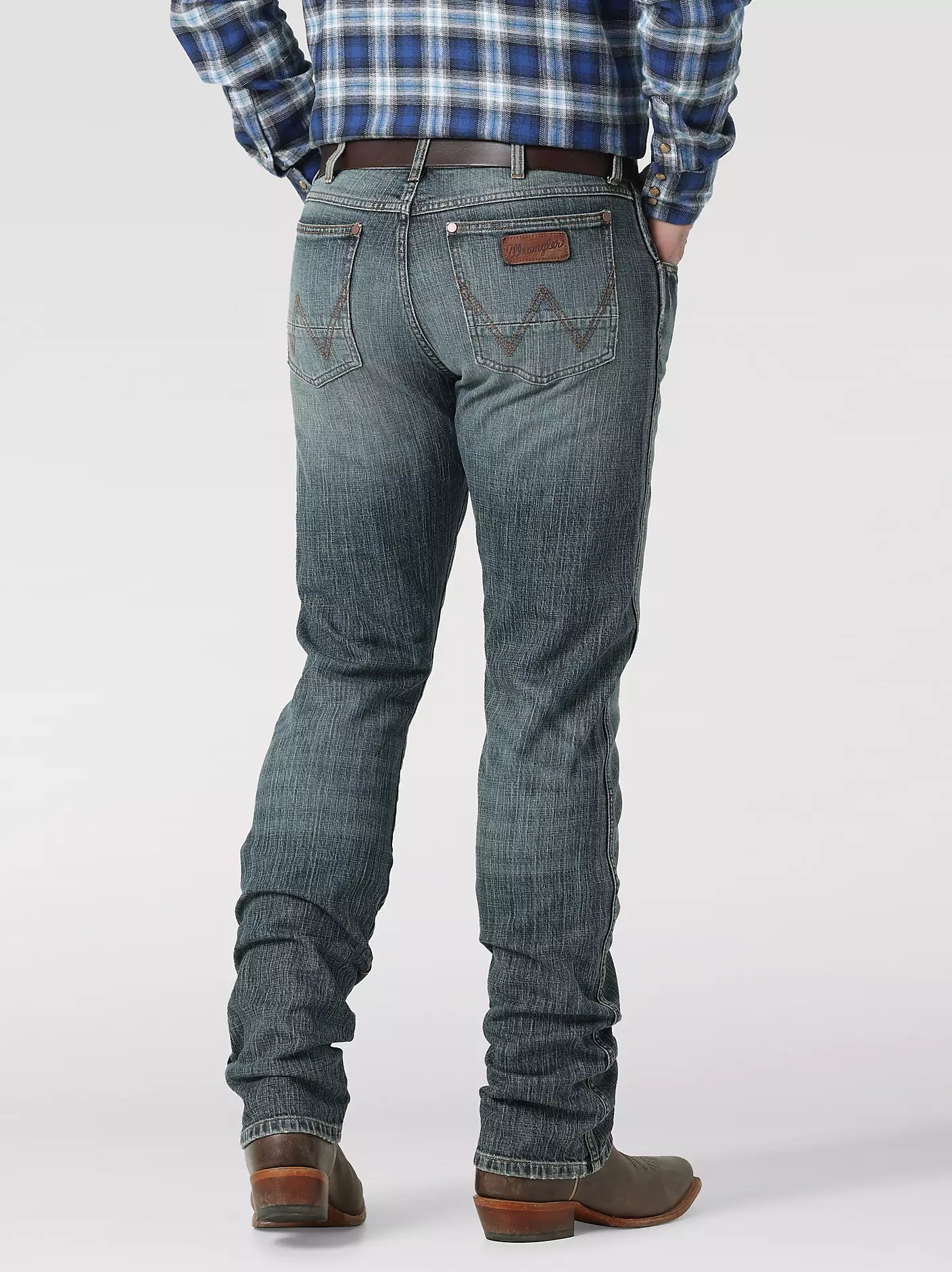 Wrangler - Jeans Retro de Hombre de Pierna Recta Ajustada - 88MWZDK