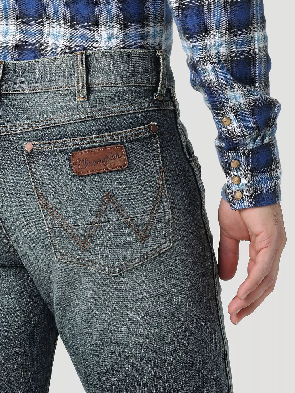 Wrangler - Jeans Retro de Hombre de Pierna Recta Ajustada - 88MWZDK