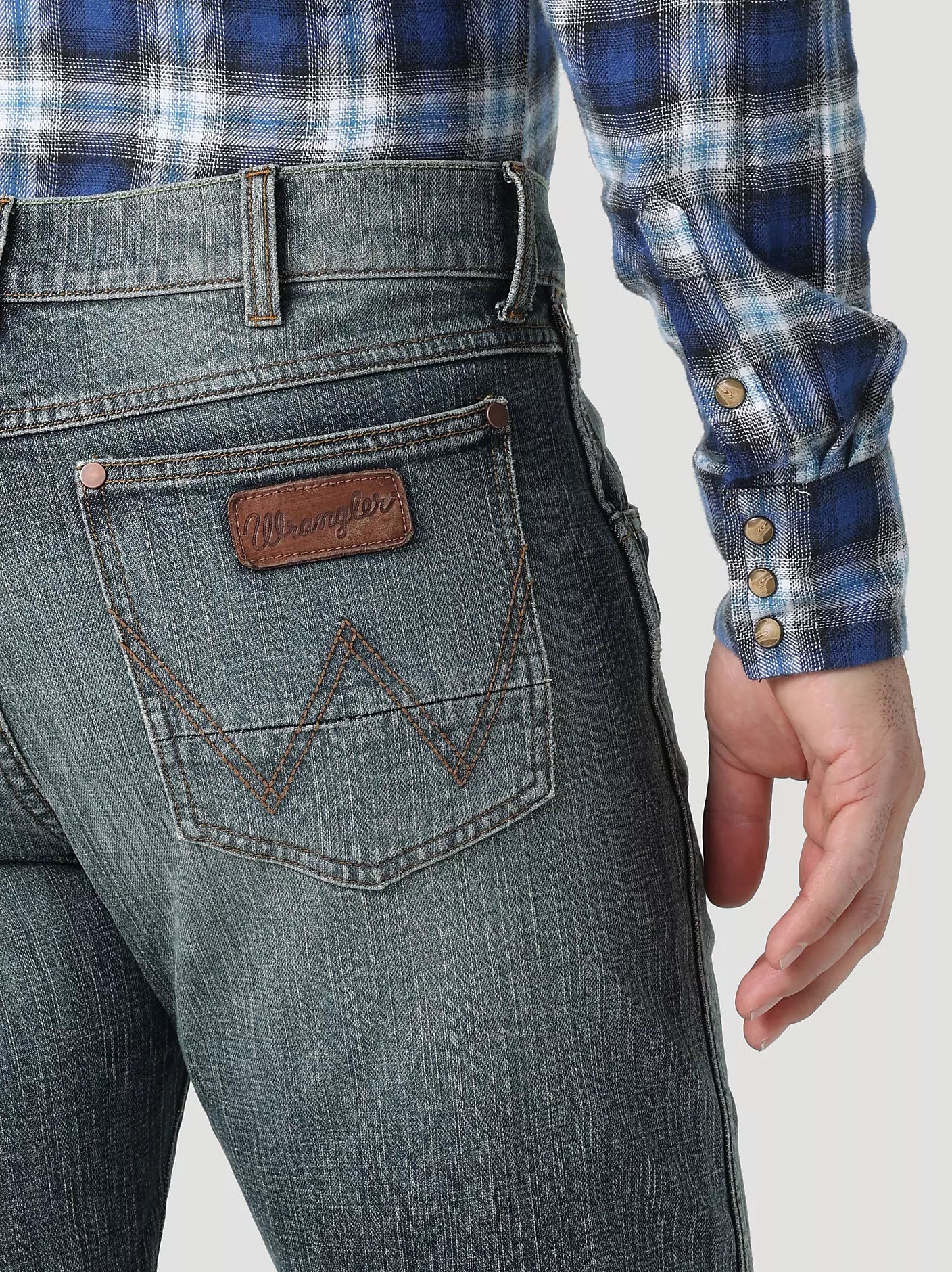 Wrangler - Jeans Retro de Hombre de Pierna Recta Ajustada - 88MWZDK