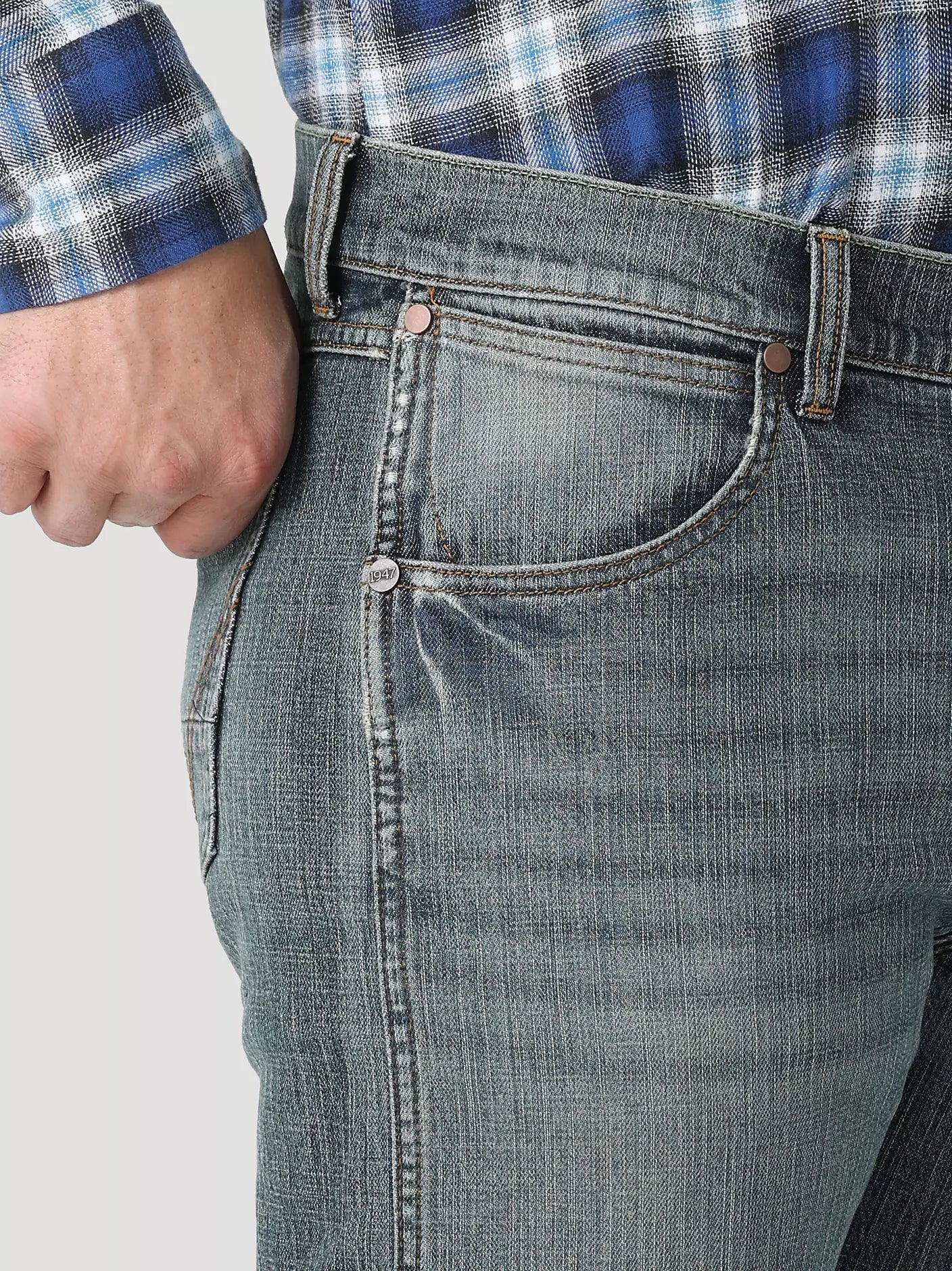 Wrangler - Jeans Retro de Hombre de Pierna Recta Ajustada - 88MWZDK