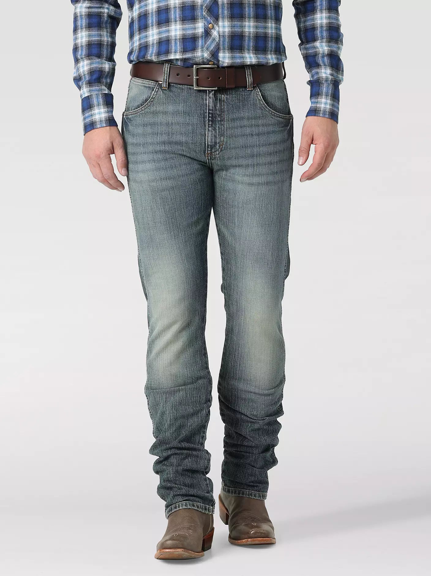 Wrangler - Jeans Retro de Hombre de Pierna Recta Ajustada - 88MWZDK