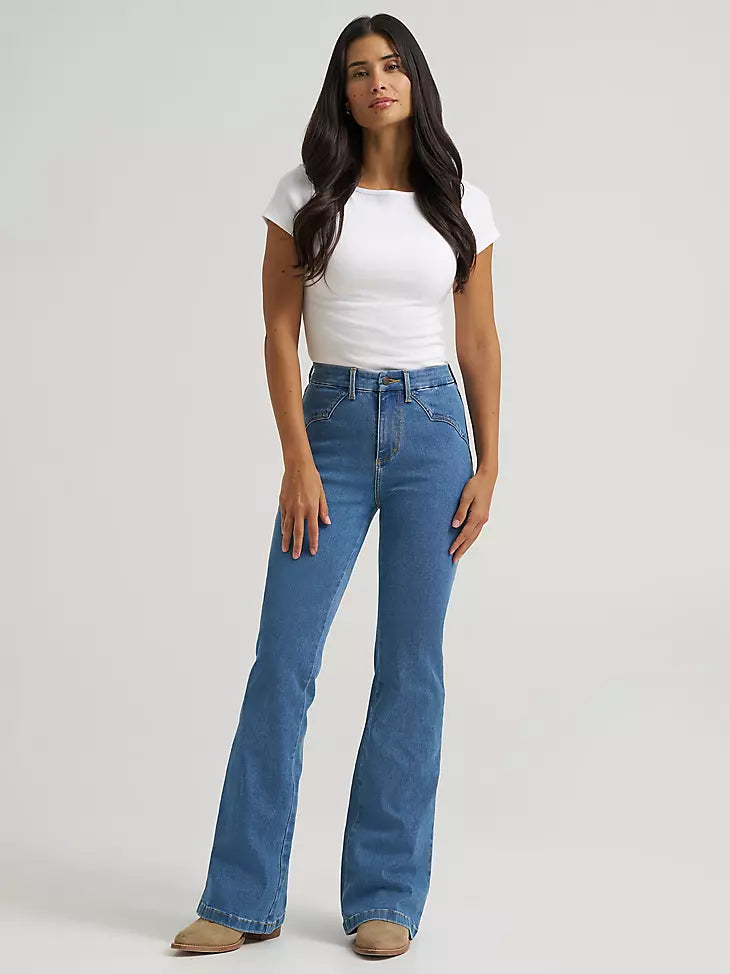 Wrangler Women's Bespoke Flare Jean - High Rise - 112382270