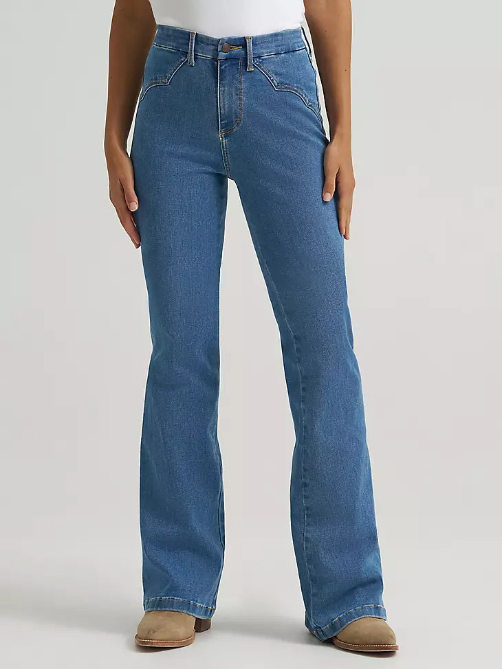 Wrangler Women's Bespoke Flare Jean - High Rise - 112382270