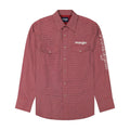 Men's Wrangler® Long Sleeve Logo Shirt - Classic Fit - Snaps - 112385927