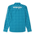 Men's Wrangler® Long Sleeve Logo Shirt - Classic Fit - Snaps - 112385930