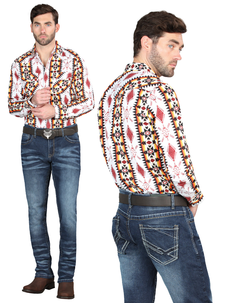 Men's El Norteño Medium Blue Skinny Stretch Pants 126628