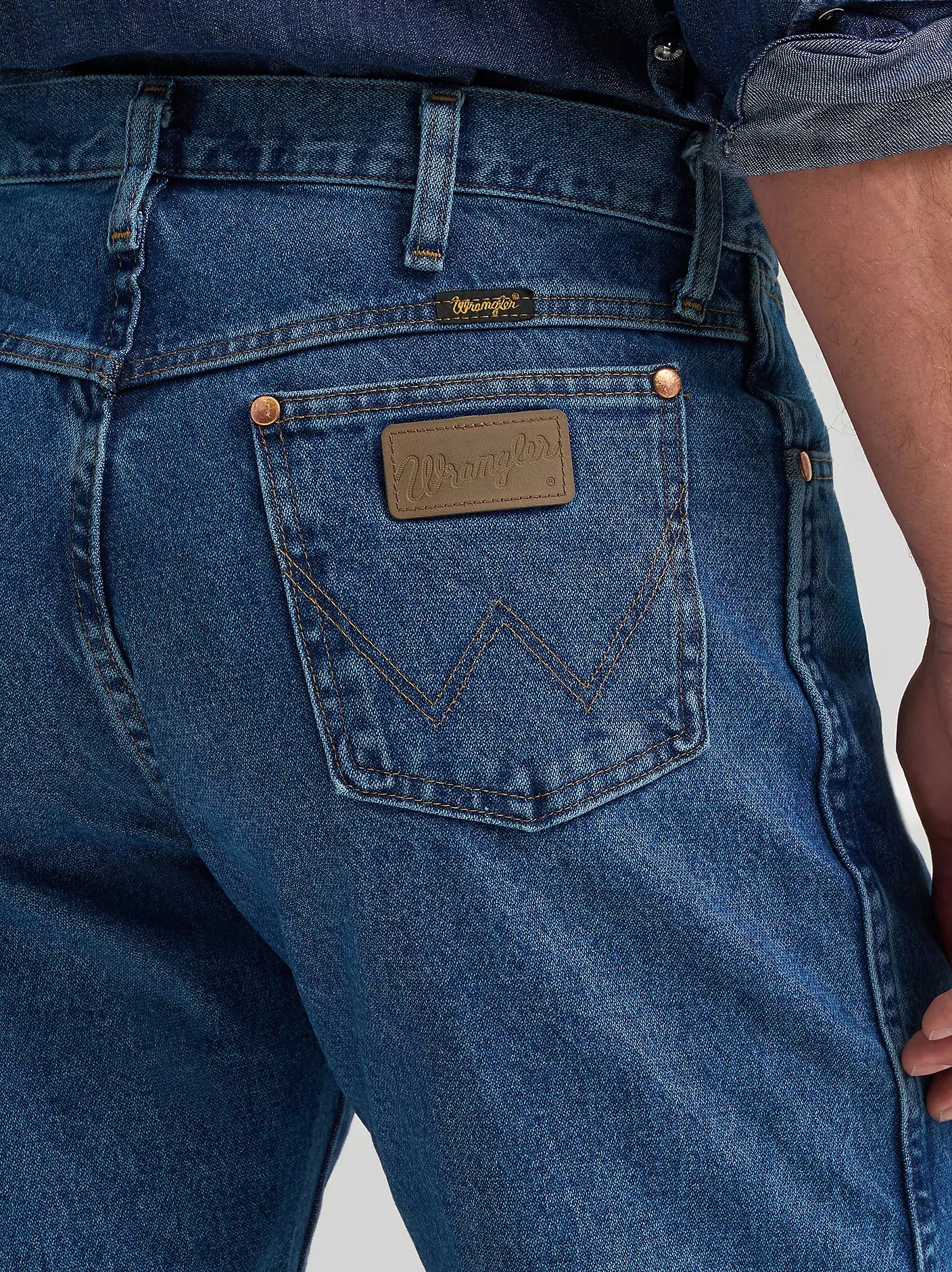 Wrangler - Vaqueros ajustados originales Cowboy Cut para hombre - 13MWZGK